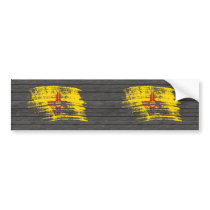 Cool New Mexican flag design Bumper Stickers