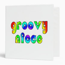 Cool Nieces Birthdays Christmas Groovy Niece Binders