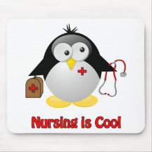 Cool Nurse Mouse Pads