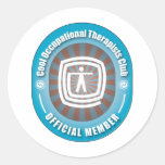 Cool Occupational Therapists Club Round Stickers