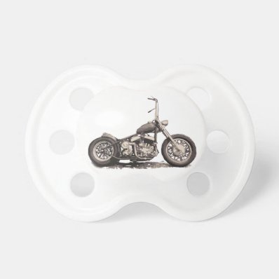 Cool Old Motorbike BooginHead Pacifier