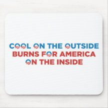 Cool on the Outside Obama Mouse Pad