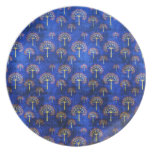 Cool  oriental blue pattern  plate