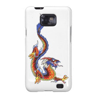 Cool Oriental Blue Water Dragon Samsung Galaxy Samsung Galaxy Covers