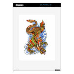 Cool Oriental Dragon and Clouds iPad Skin