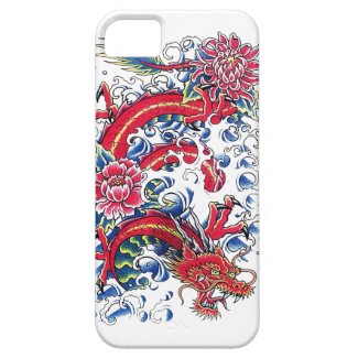 Cool Oriental Dragon Lotus Flower tattoo art
