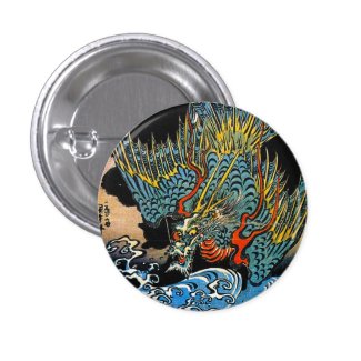 Cool oriental japanese Ancient Legendary Dragon Pins