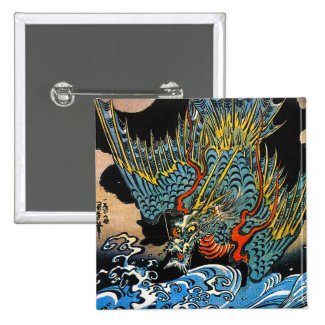 Cool oriental japanese Ancient Legendary Dragon Pins