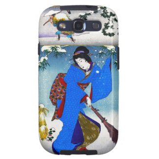 Cool oriental japanese classic geisha lady art galaxy s3 case