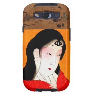 Cool oriental japanese classic geisha lady samsung galaxy s3 case