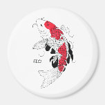 Cool Oriental Japanese Classic  Koi Carp Fish Magnets