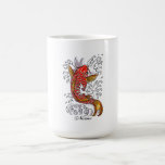Cool Oriental Japanese Classic Red Koi Fish Carp Mug
