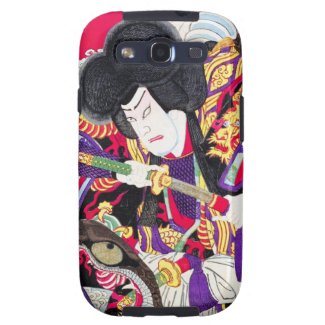 Cool oriental japanese classic samurai swordsman samsung galaxy s3 cover