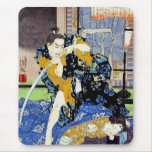 Cool oriental japanese classic samurai warrior art mouse pads