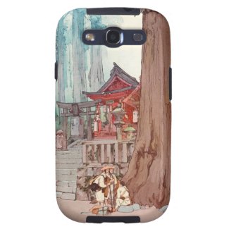 Cool oriental japanese classic temple shrine art galaxy s3 cover