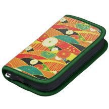 Cool oriental japanese colourful pattern organizers