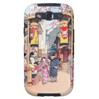 Cool oriental japanese country festival painting samsung galaxy s3 cases