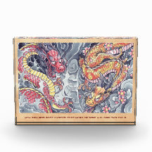 Cool oriental japanese dragon god tattoo storm awards