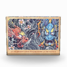 Cool oriental japanese dragon god tattoo storm awards