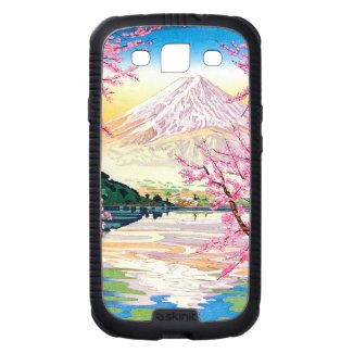 Cool oriental japanese Fuji spring cherry tree art Galaxy S3 Covers