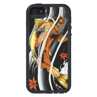 Cool oriental japanese Gold Lucky Koi Fish tattoo iPhone 5 Cases