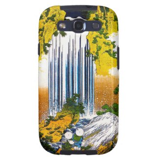 Cool oriental japanese Hokusai Waterfall art Galaxy S3 Cover