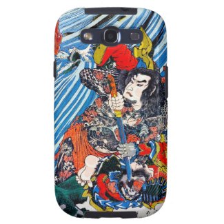 Cool oriental japanese Legendary Hero Samurai Samsung Galaxy SIII Covers