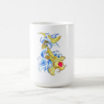 Cool Oriental Japanese Lucky Gold Koi Fish Carp Coffee Mugs