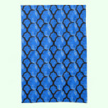 Cool oriental japanese peacock abstract pattern kitchen towels