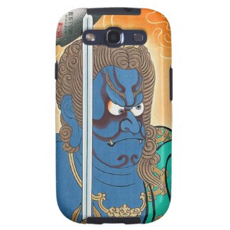 Cool oriental kabuki makeup warrior samurai art samsung galaxy s3 case