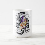 Cool Oriental Koi Carp Skull tattoo Mug