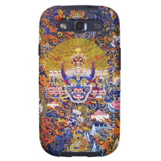 Cool oriental tangka Yamantaka death god tattoo Galaxy SIII Cases