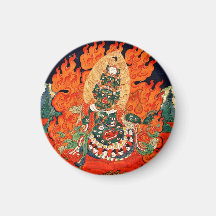 Cool oriental tibetan god thangka tattoo art refrigerator magnets