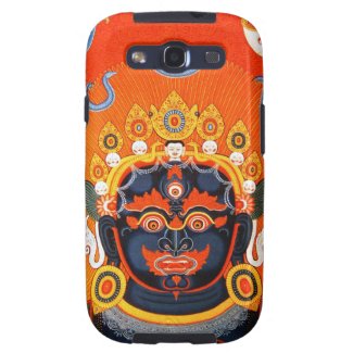 Cool oriental tibetan thangka Bhairava tattoo art Galaxy SIII Case