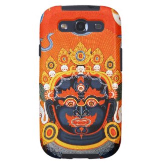 Cool oriental tibetan thangka Bhairava tattoo art Galaxy SIII Case