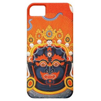 Cool oriental tibetan thangka Bhairava tattoo art iPhone 5 Case