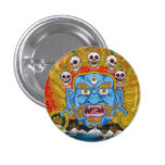 Cool oriental tibetan thangka demon tattoo art pins