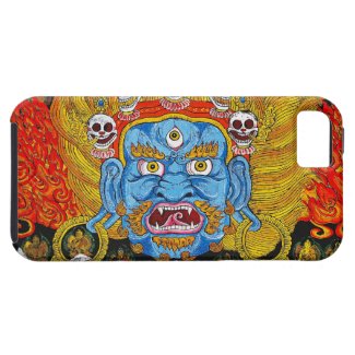 Cool oriental tibetan thangka demon tattoo art iPhone 5 case