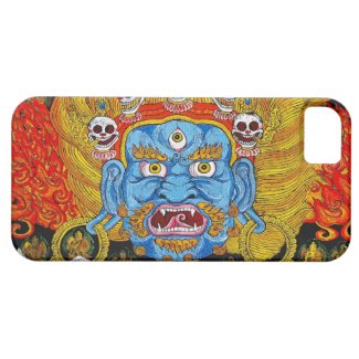 Cool oriental tibetan thangka demon tattoo art iPhone 5 case