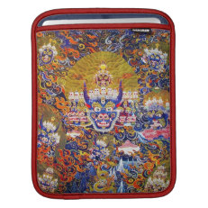 Cool oriental tibetan thangka god tattoo art iPad sleeve
