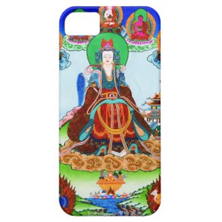 Cool oriental tibetan thangka Golden Mother iPhone 5 Cases