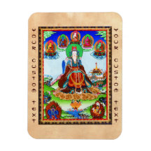 Cool oriental tibetan thangka Golden Mother Magnet