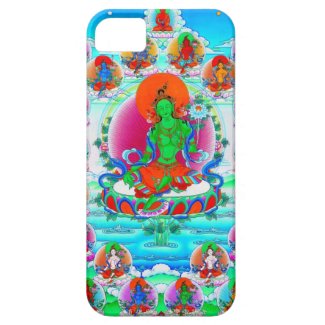 Cool oriental tibetan thangka Green Tara tattoo iPhone 5 Covers