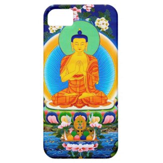 Cool oriental tibetan thangka Prabhutaratna Buddha iPhone 5 Covers