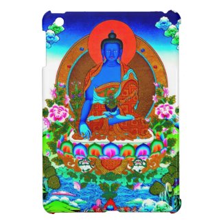 Cool oriental tibetan thangka tattoo god art iPad mini case