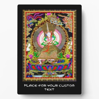 Cool oriental tibetan thangka Usnisa Sitatapatra Display Plaque