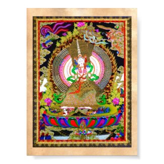 Cool oriental tibetan thangka Usnisa Sitatapatra Posters