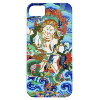 Cool oriental tibetan thangka White Jambhala iPhone 5 Cases