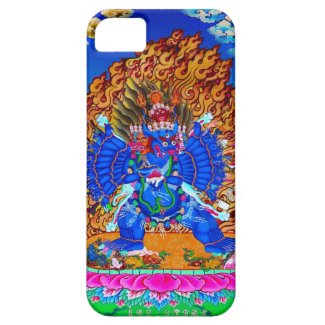 Cool oriental tibetan thangka Yamantaka tattoo iPhone 5 Cases