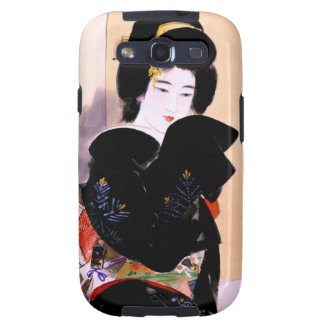 Cool oriental traditional japanese geisha lady art